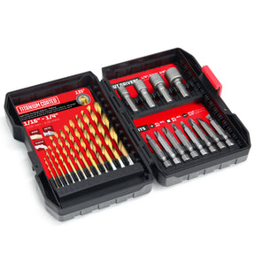 24 Piece Titanium Drill & Drive Set
