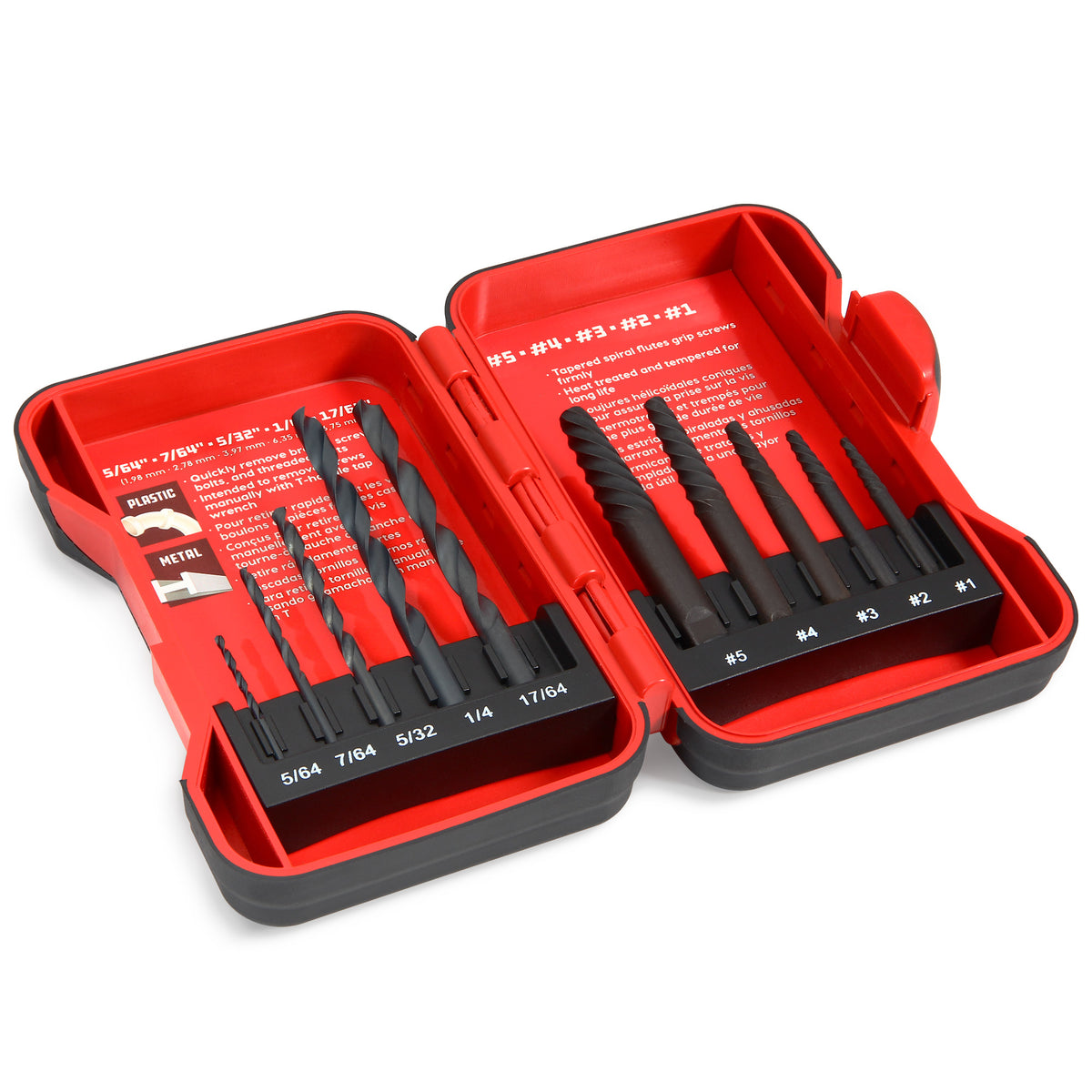10 Piece Drill and Screw Extractor Set