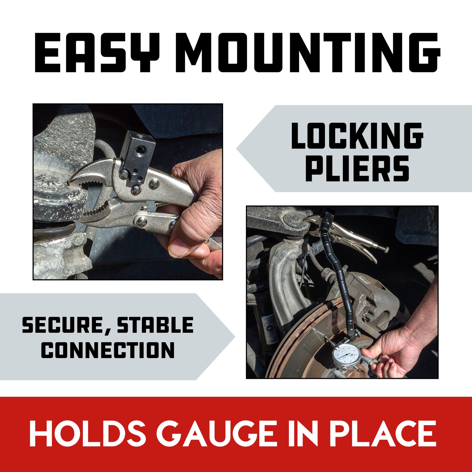 Brake Rotor and Ball Joint Runout Gauge