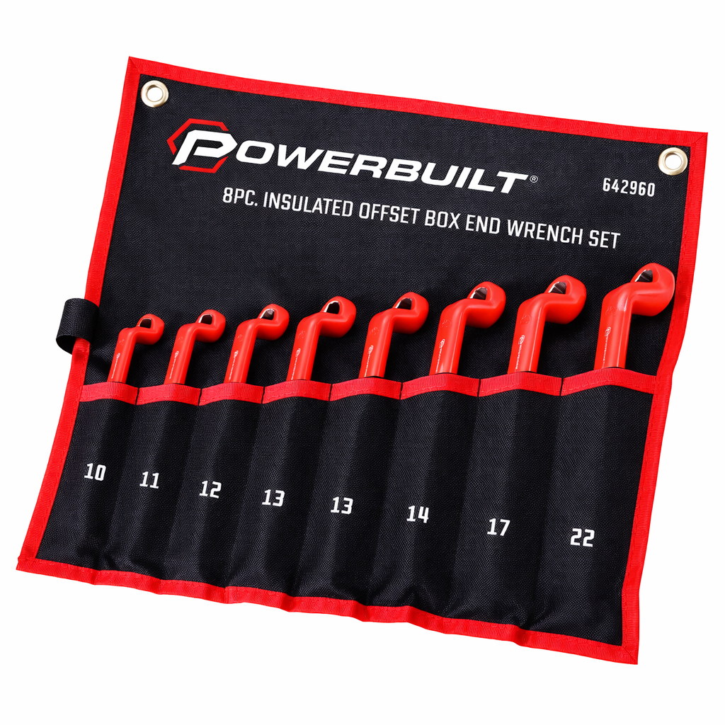 8 Piece Insulated VDE Offset Box End Metric Wrench Set
