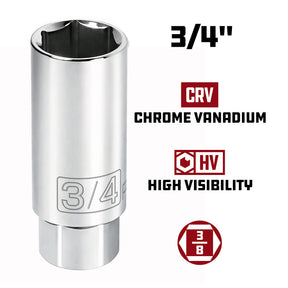 3/8 Inch Drive 3/4 Inch Spark Plug Socket