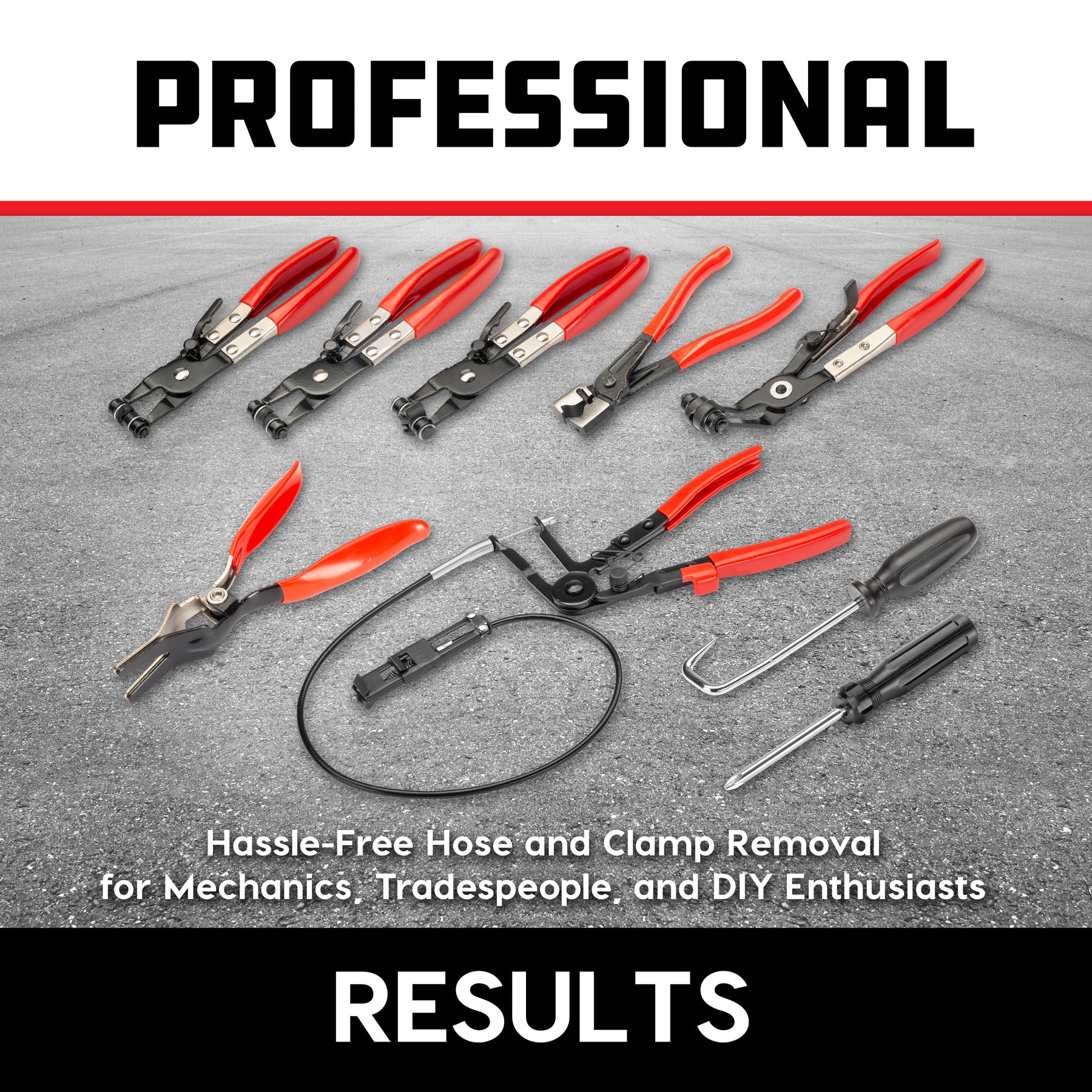 9 Piece Hose Clamp Pliers Set