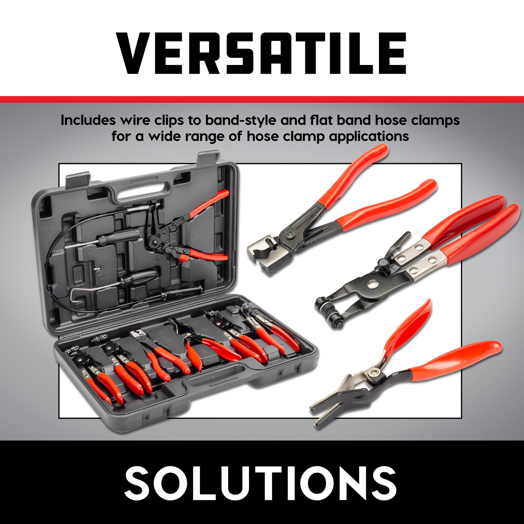 9 Piece Hose Clamp Pliers Set