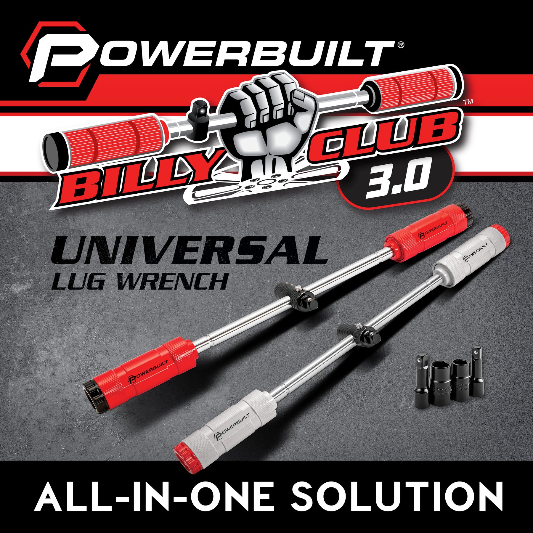 Billy Club Universal Lug Wrench SAE/MM Gen-3