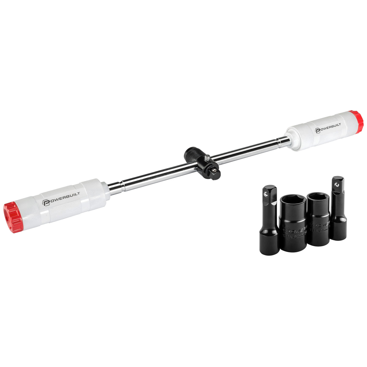Powerbuilt Billy Club Universal-Radschlüssel – SAE & Metrisch, Mit Aufbewahrung, 55,9 Cm Lang