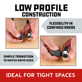 6 Piece Wobble Adaptor and Low Profile Adaptor Set