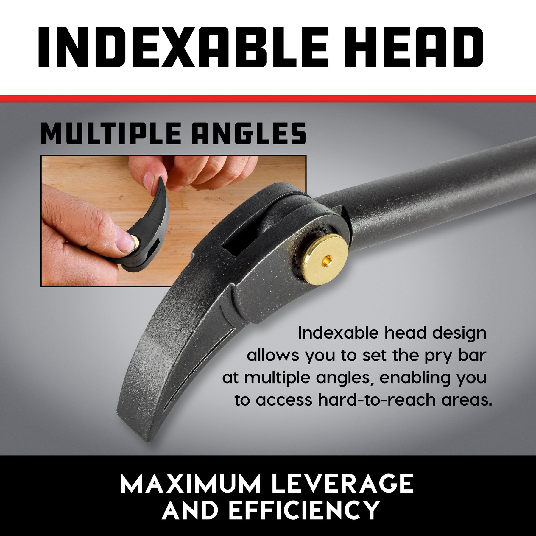 3 Piece Indexing Pry Bar Set