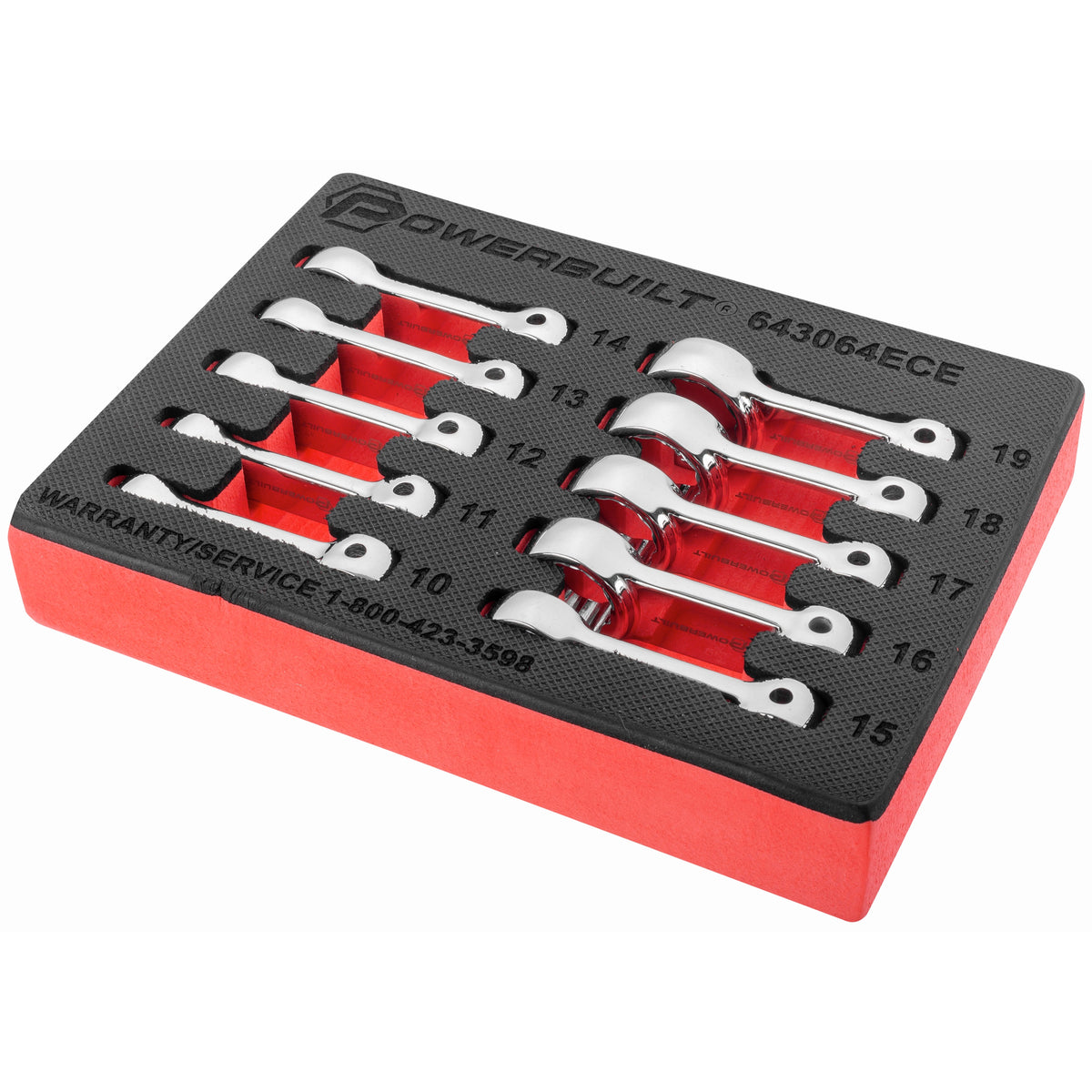 10 Piece 3/8 Inch Drive Torque Adapter Set (10MM-19MM)