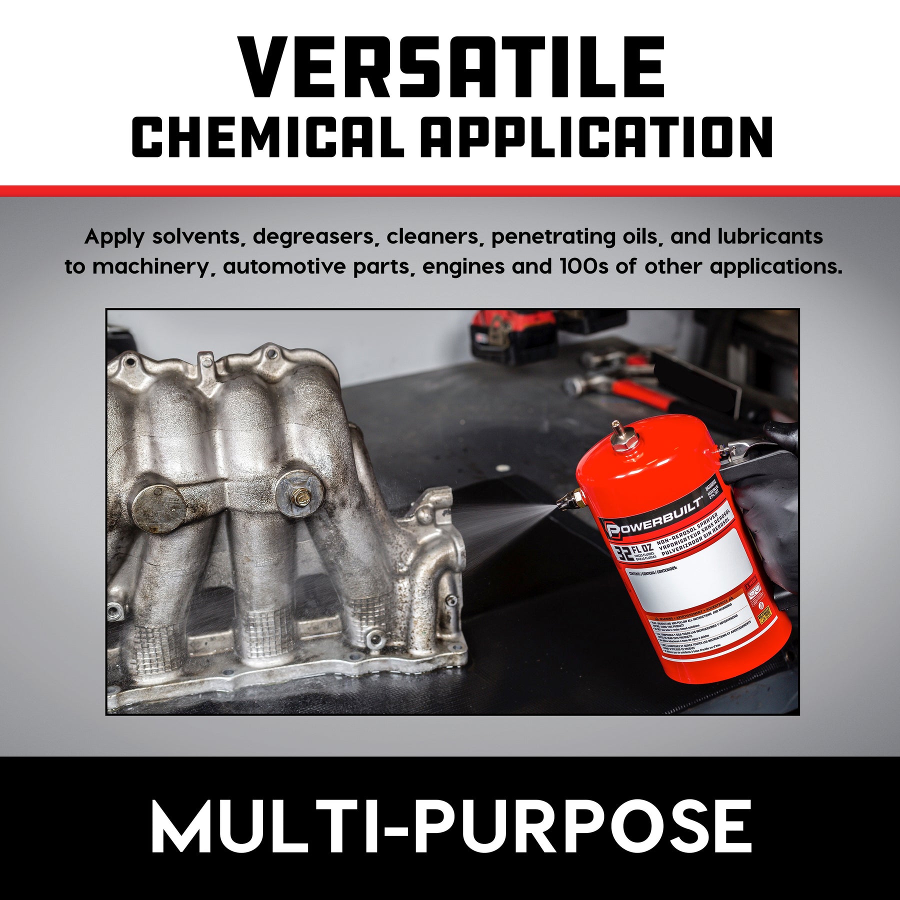 Non-Aerosol Pressurized Sprayer ( Red )