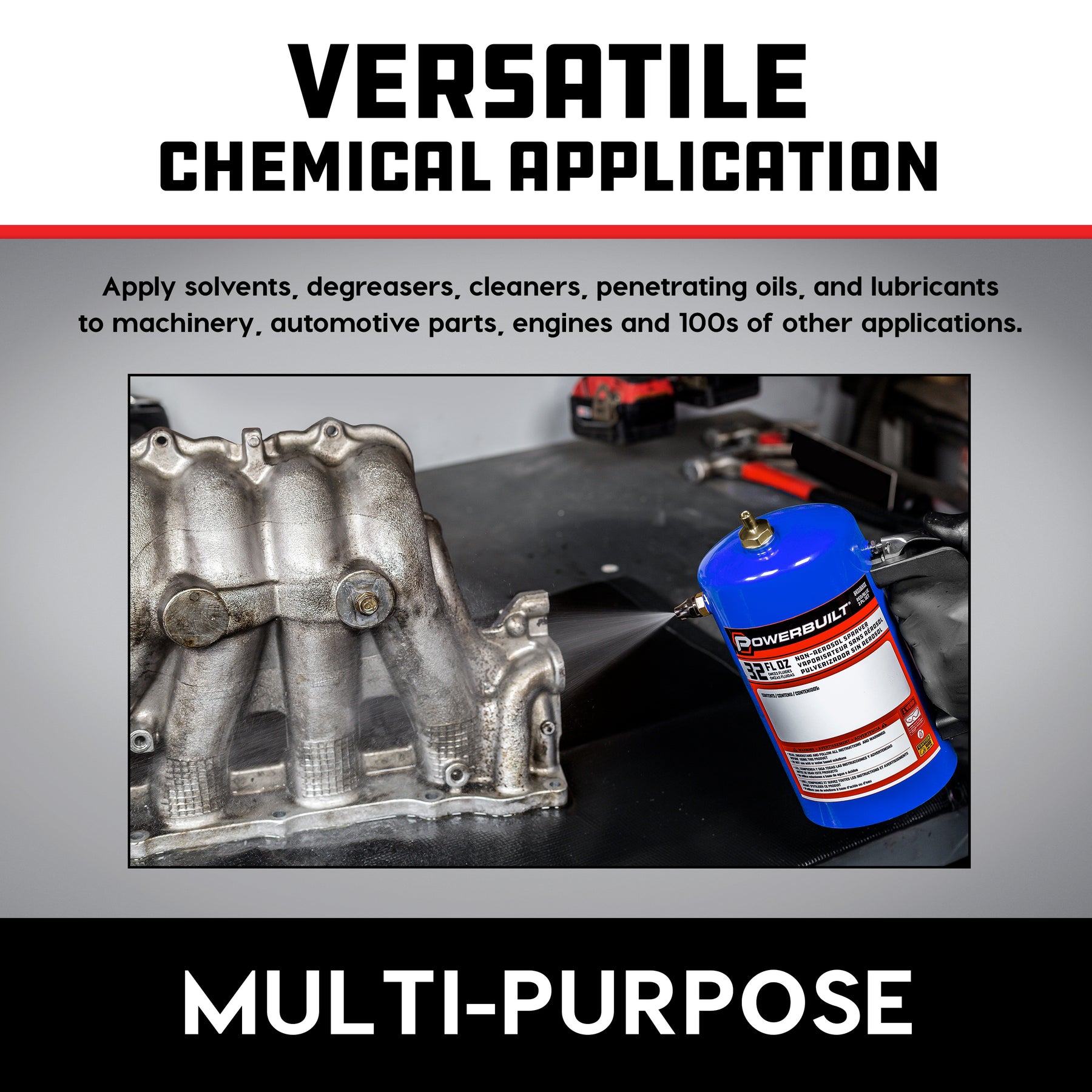 2 Pack Non-Aerosol Pressurized Sprayers ( RED / Blue )2ece2ece