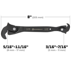 8" DUAL HEADED SELF-ADJUSTING WRENCH