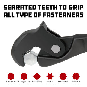 8" DUAL HEADED SELF-ADJUSTING WRENCH