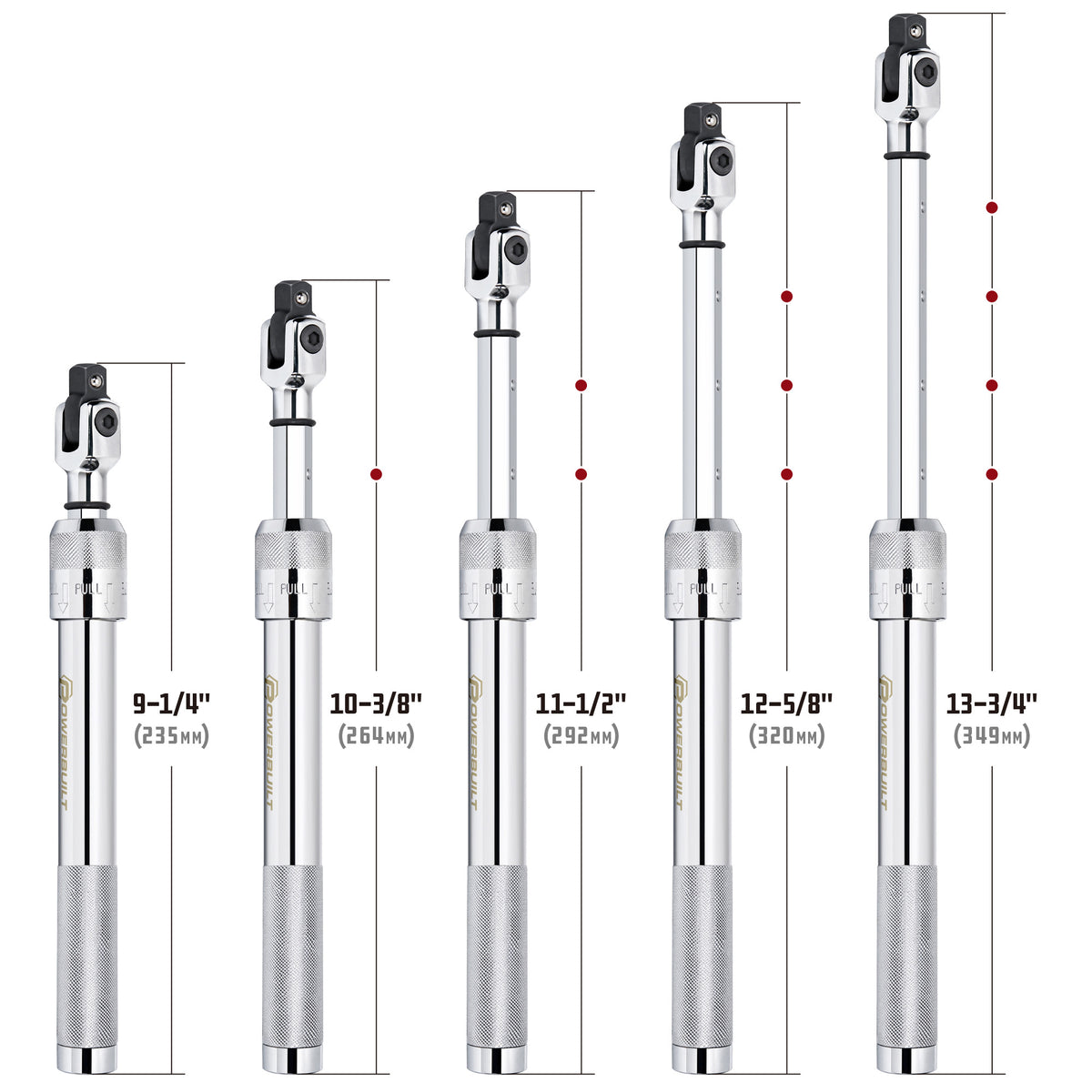 3/8" DR. EXTENDABLE BREAKER BAR