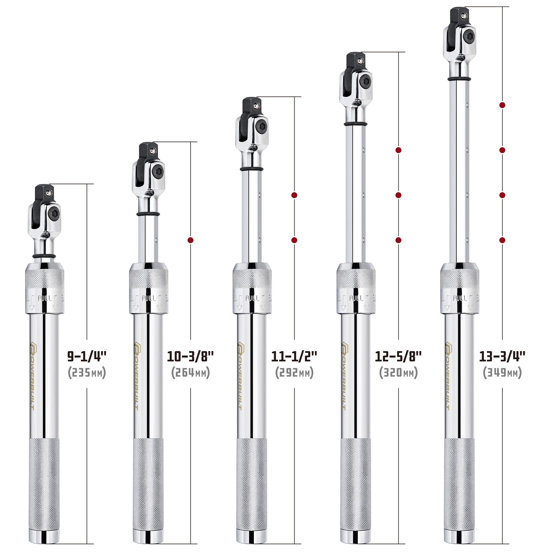 3/8" DR. EXTENDABLE BREAKER BAR