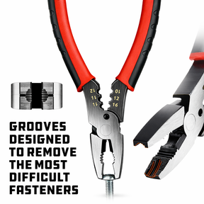 6 in. Rusted and Damage Screw Extraction Pliers with Wire Cutter