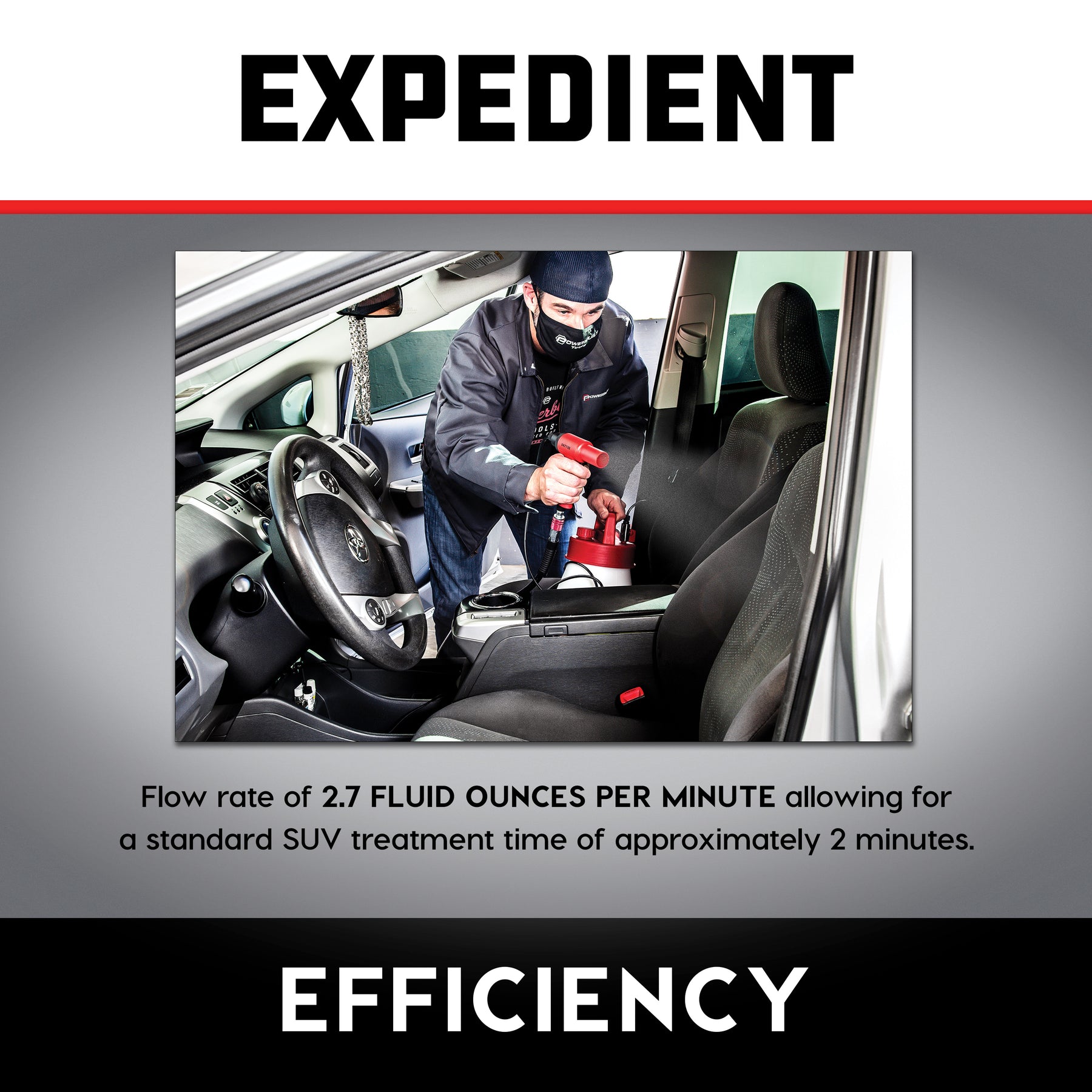 Powerbuilt Saniflow Disinfectant Misting Sprayer