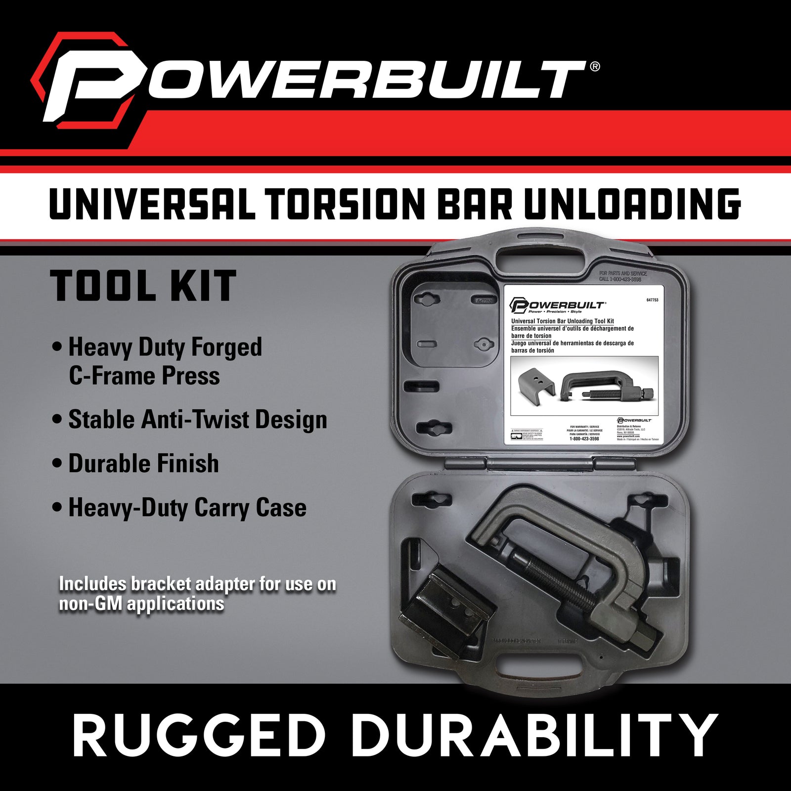 Unloading Tools - GM Torsion Bar Unloading Tool Kit - Steering - Suspension