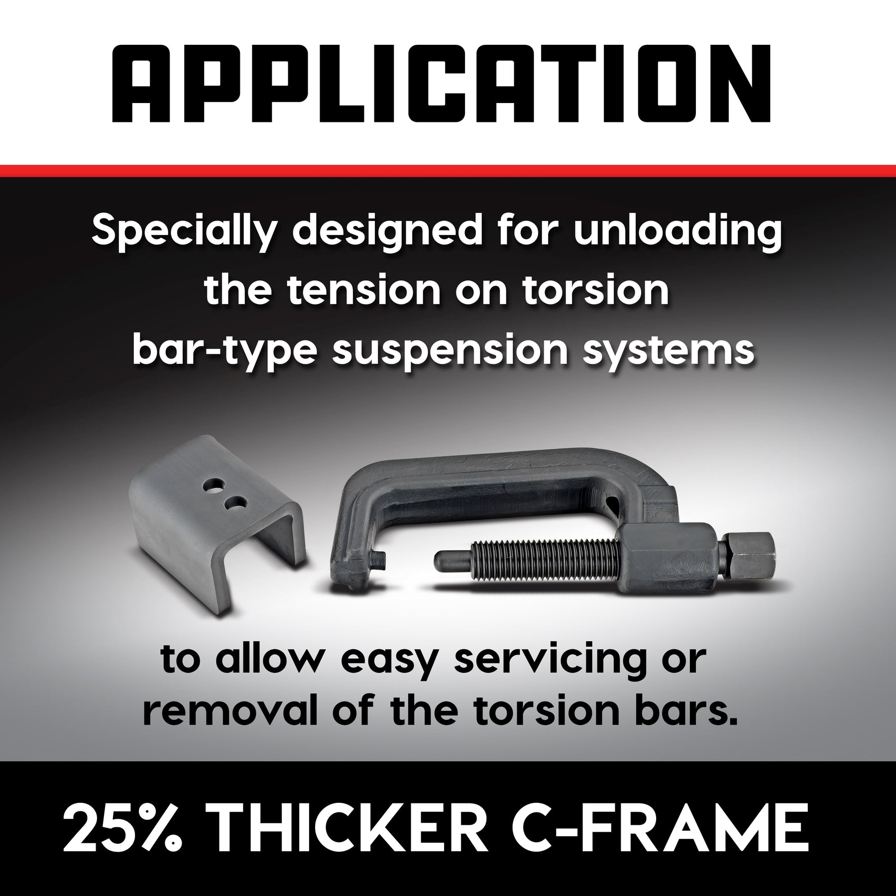 Universal Torsion Bar Unloading Tool Kit