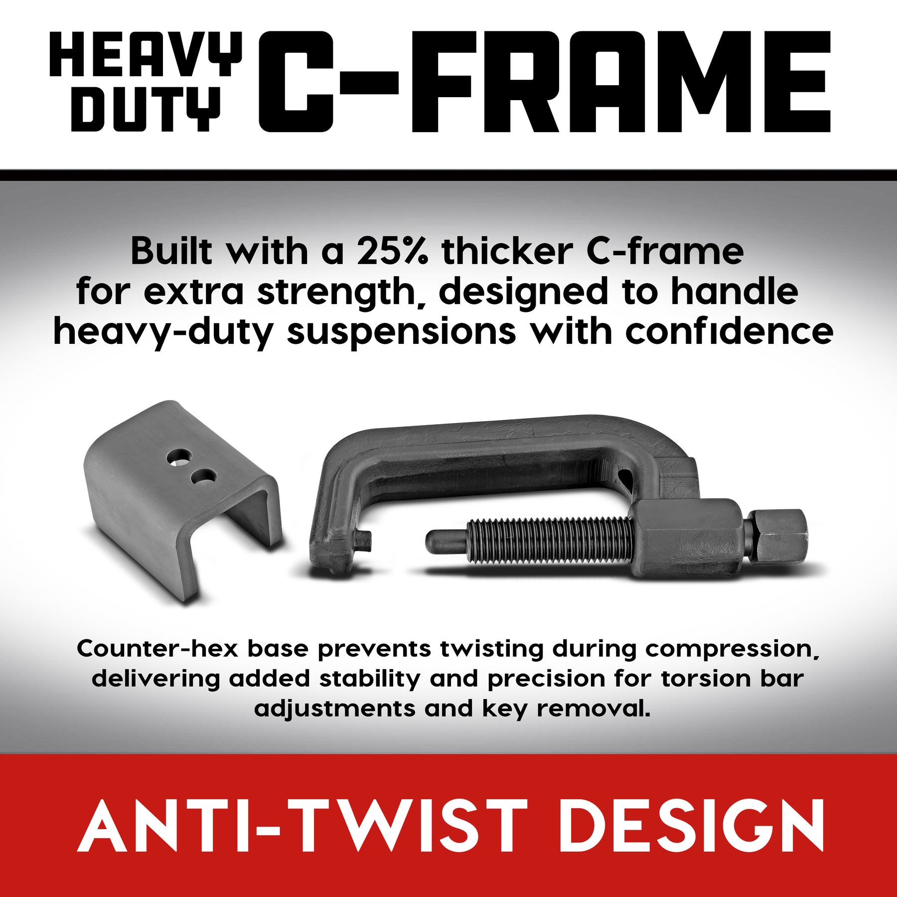 Universal Torsion Bar Unloading Tool Kit