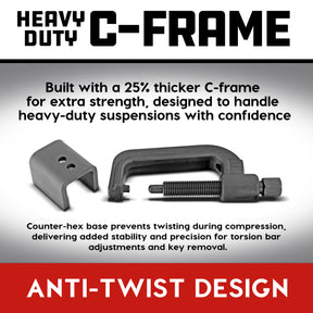 Universal Torsion Bar Unloading Tool Kit