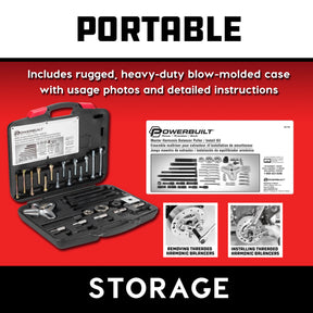 Master Harmonic Balancer Puller / Pulley Installer Kit