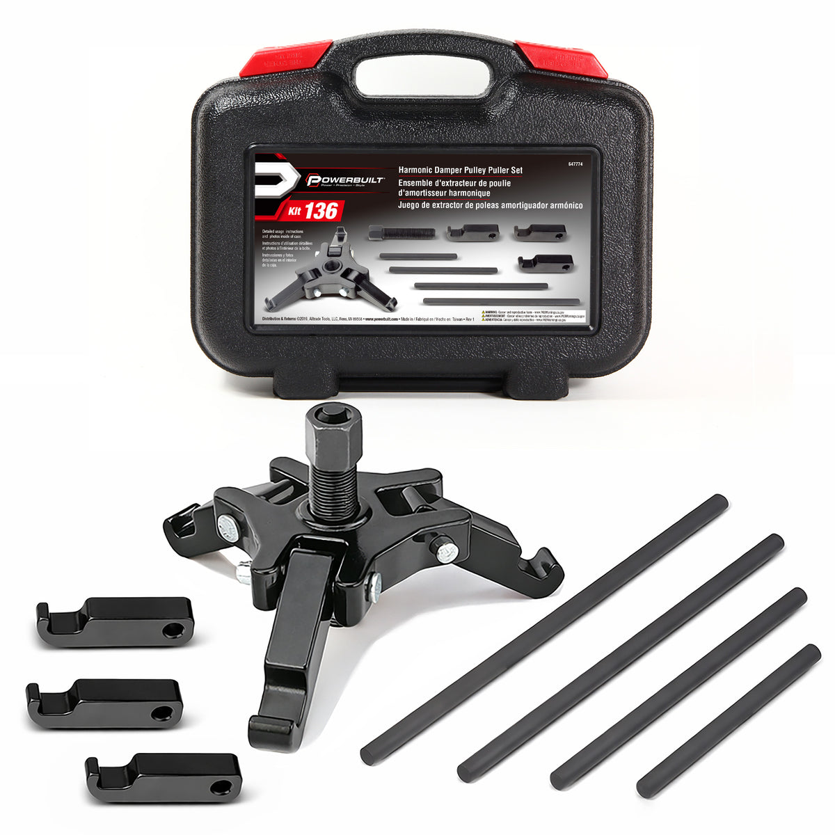 Harmonic Damper Pulley Puller Kit