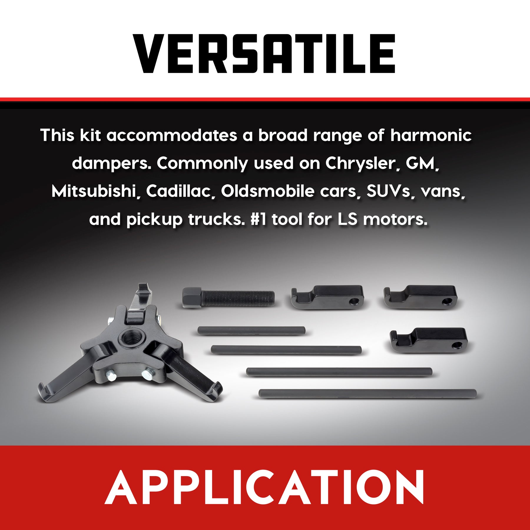 Harmonic Damper Pulley Puller Kit