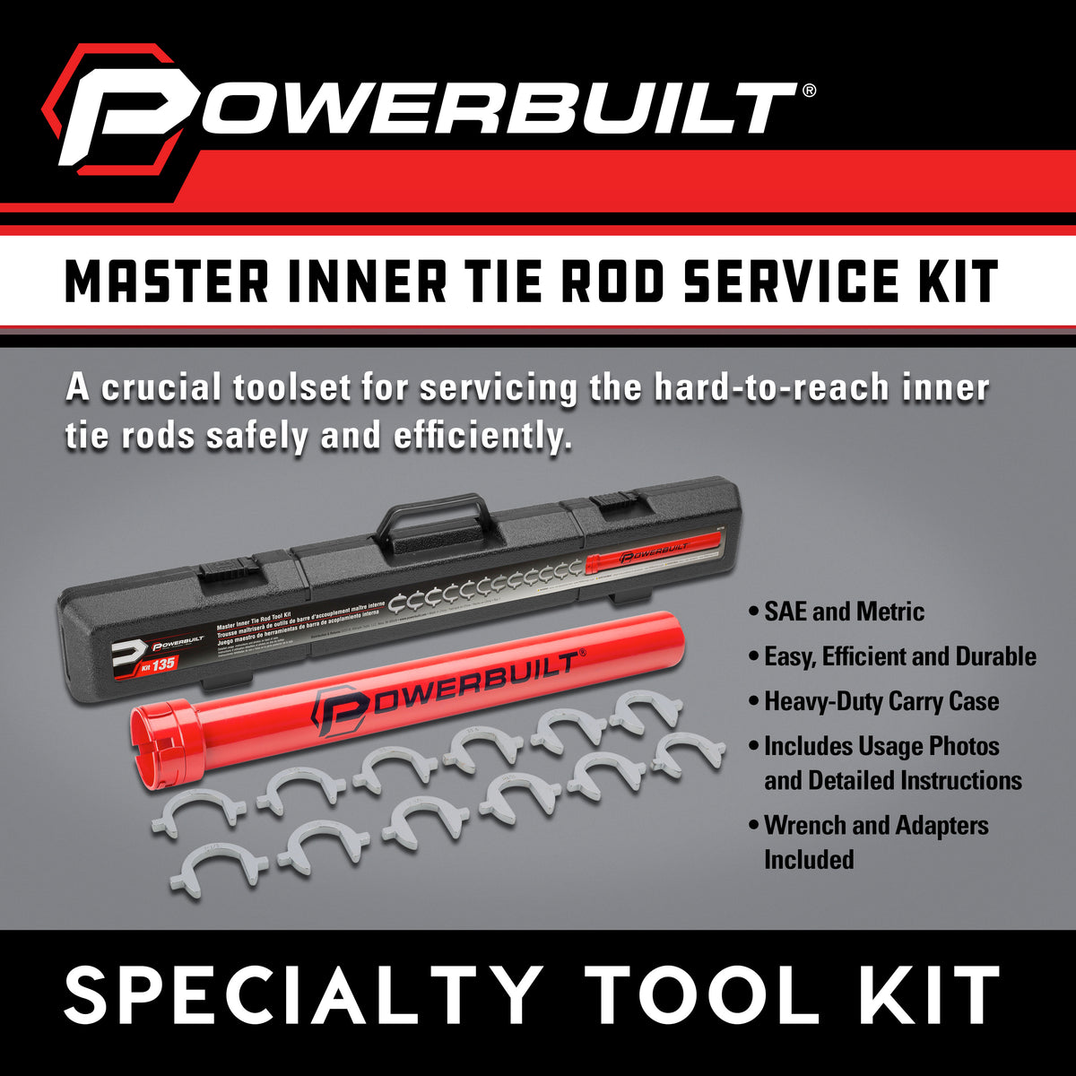 Master Inner Tie Rod Service Kit