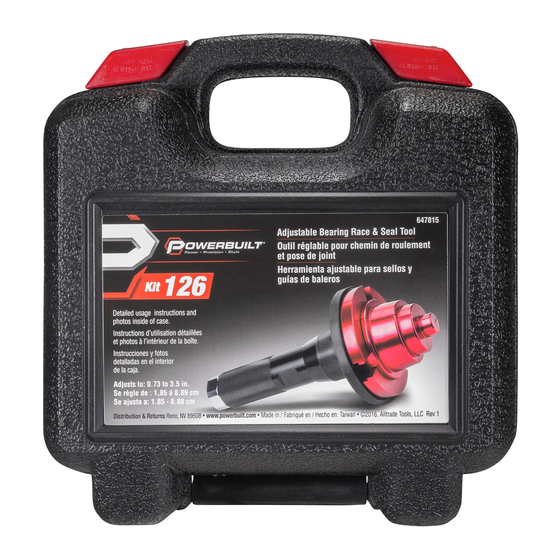 Adjustable Bearing Race and Seal Installer Kit