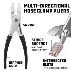 Multi-Directional Hose Clamp Pliers