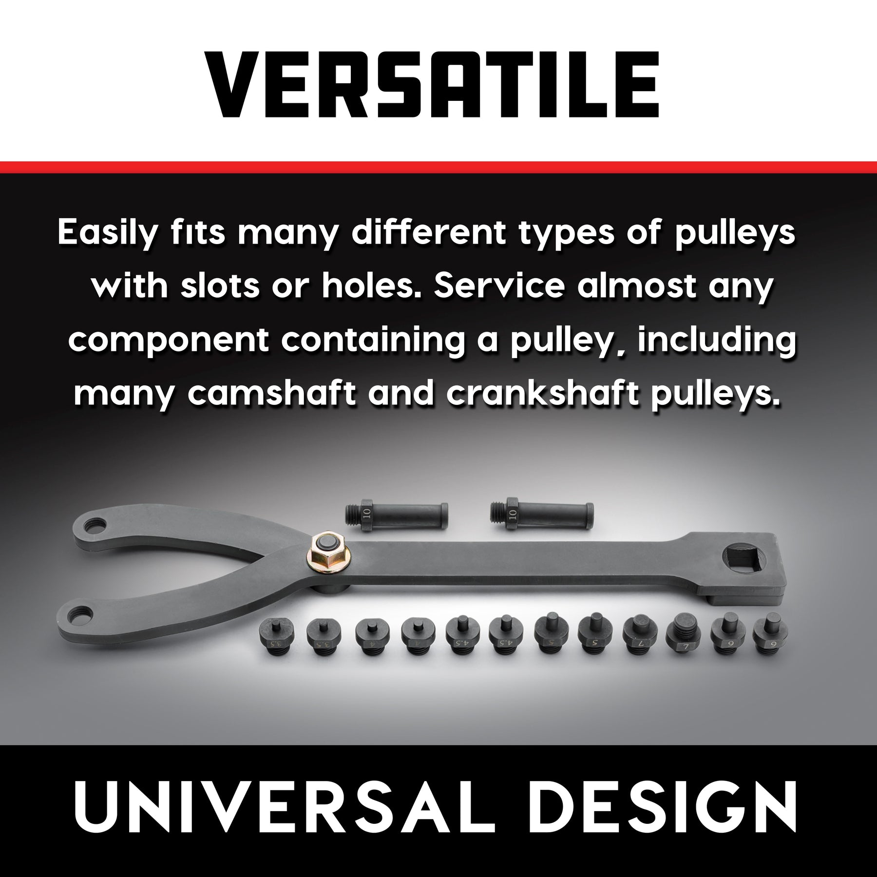 Universal Pulley Holder Tool Kit