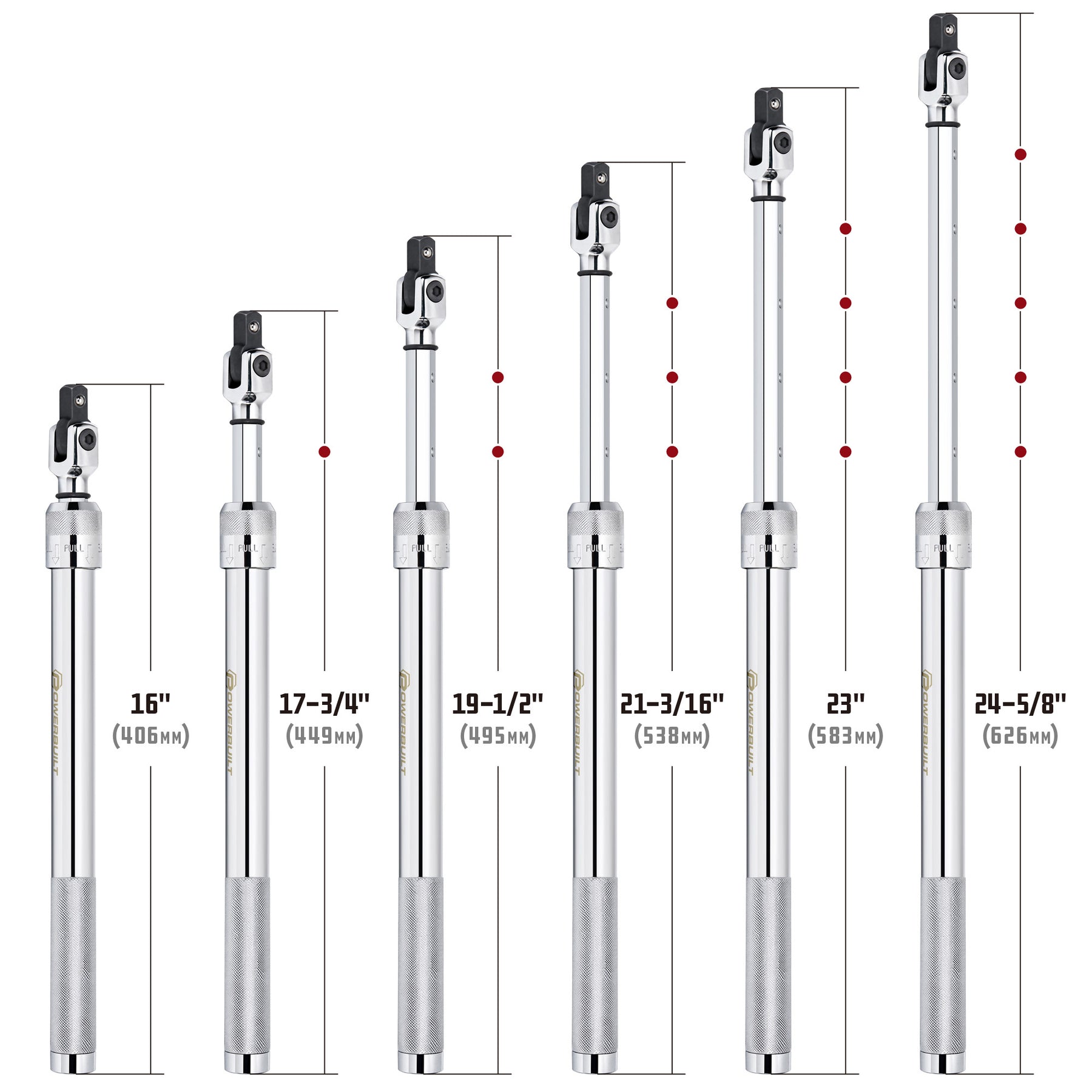 1/2" Drive Extendable Breaker Bar