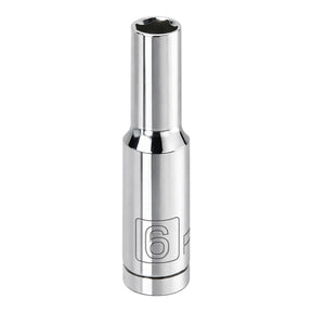 1/4 Inch Drive x 6 MM 6 Point Deep Socket