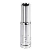 1/4 Inch Drive x 7 MM 6 Point Deep Socket