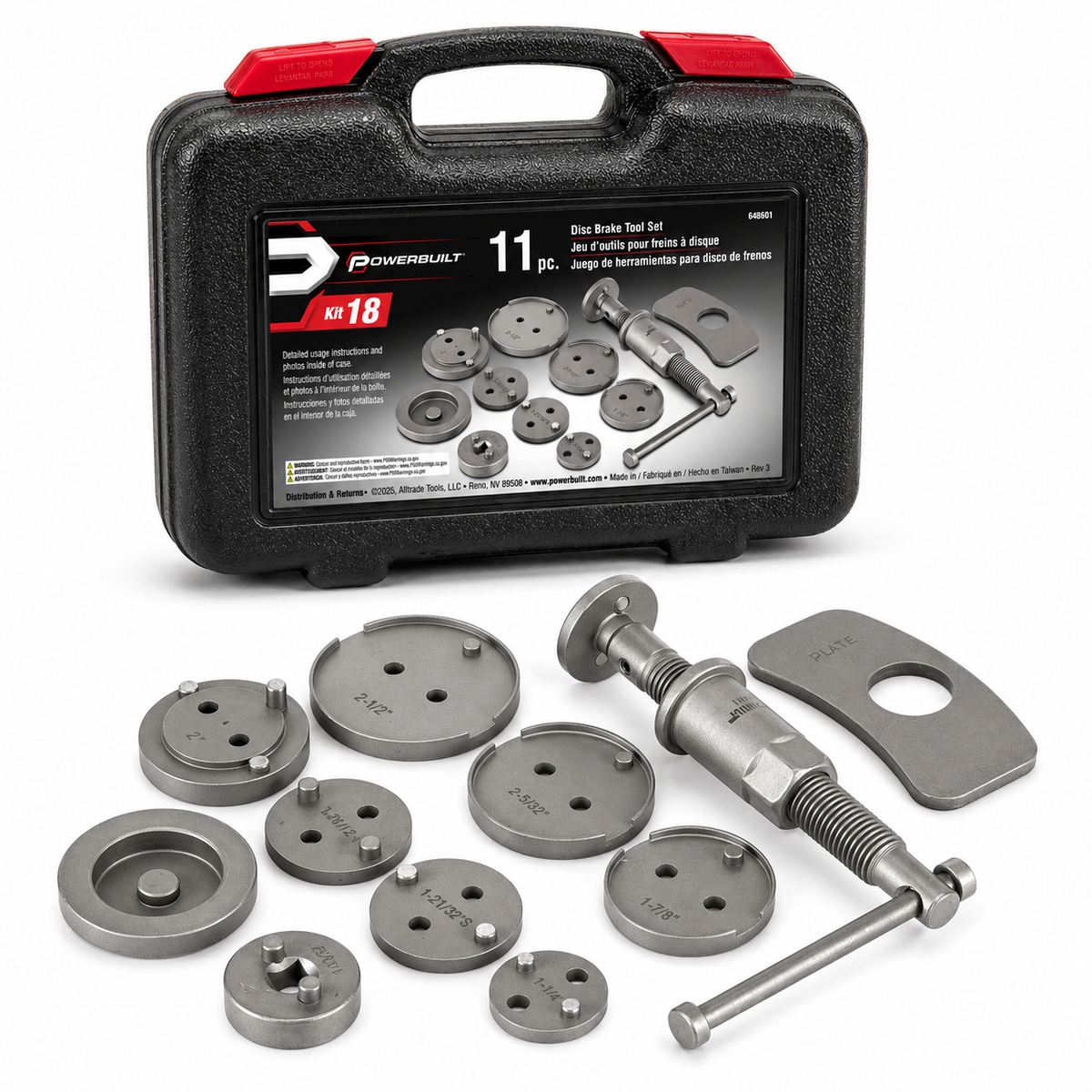 Disc Brake Piston Tool Kit