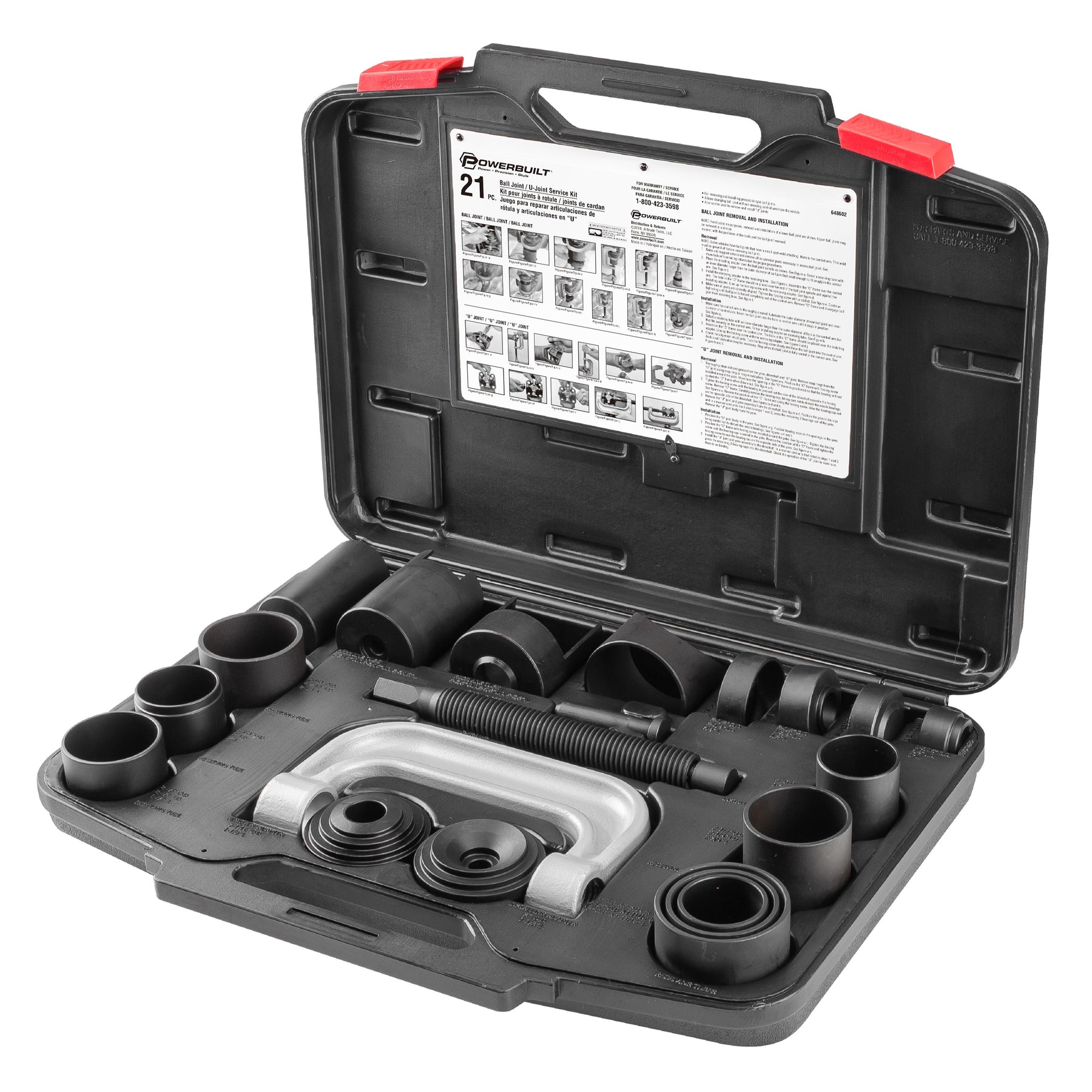 21 Piece Ball Joint & U Joint Service Kit