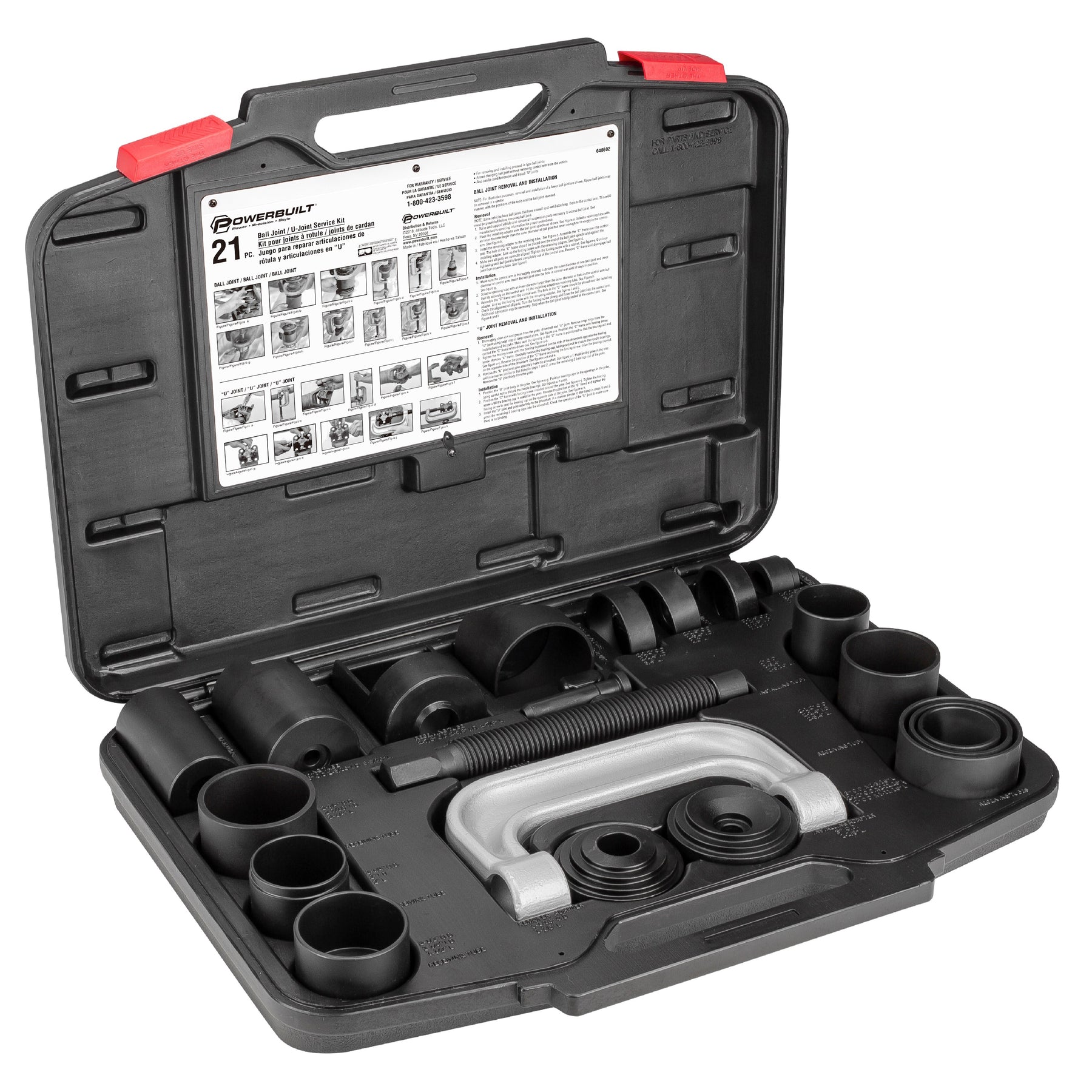 21 Piece Ball Joint & U Joint Service Kit