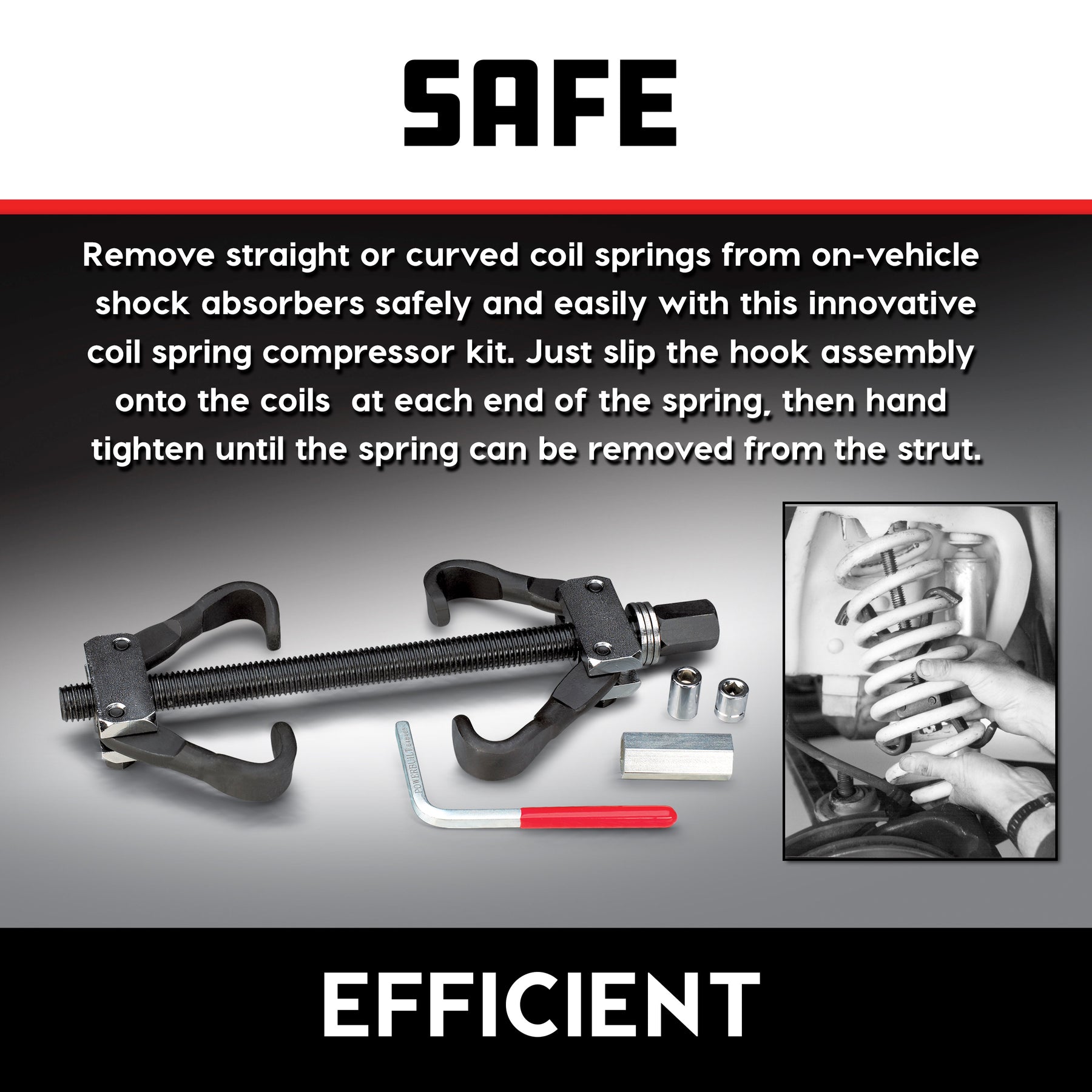 5 Piece Coil Spring Compressor Kit