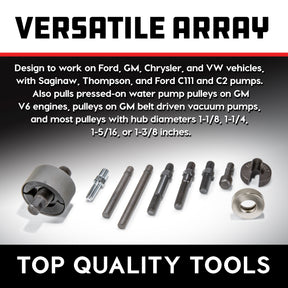14 Piece Pulley Remover & Installer Kit