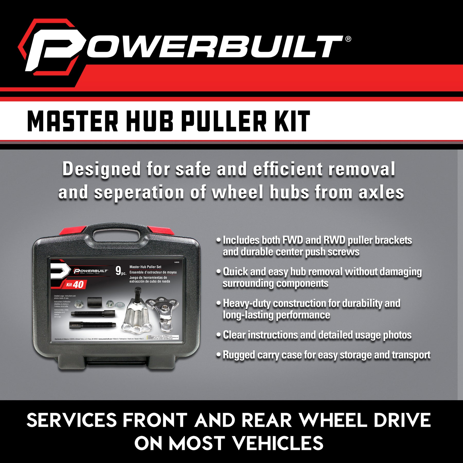 Master Hub Puller Kit