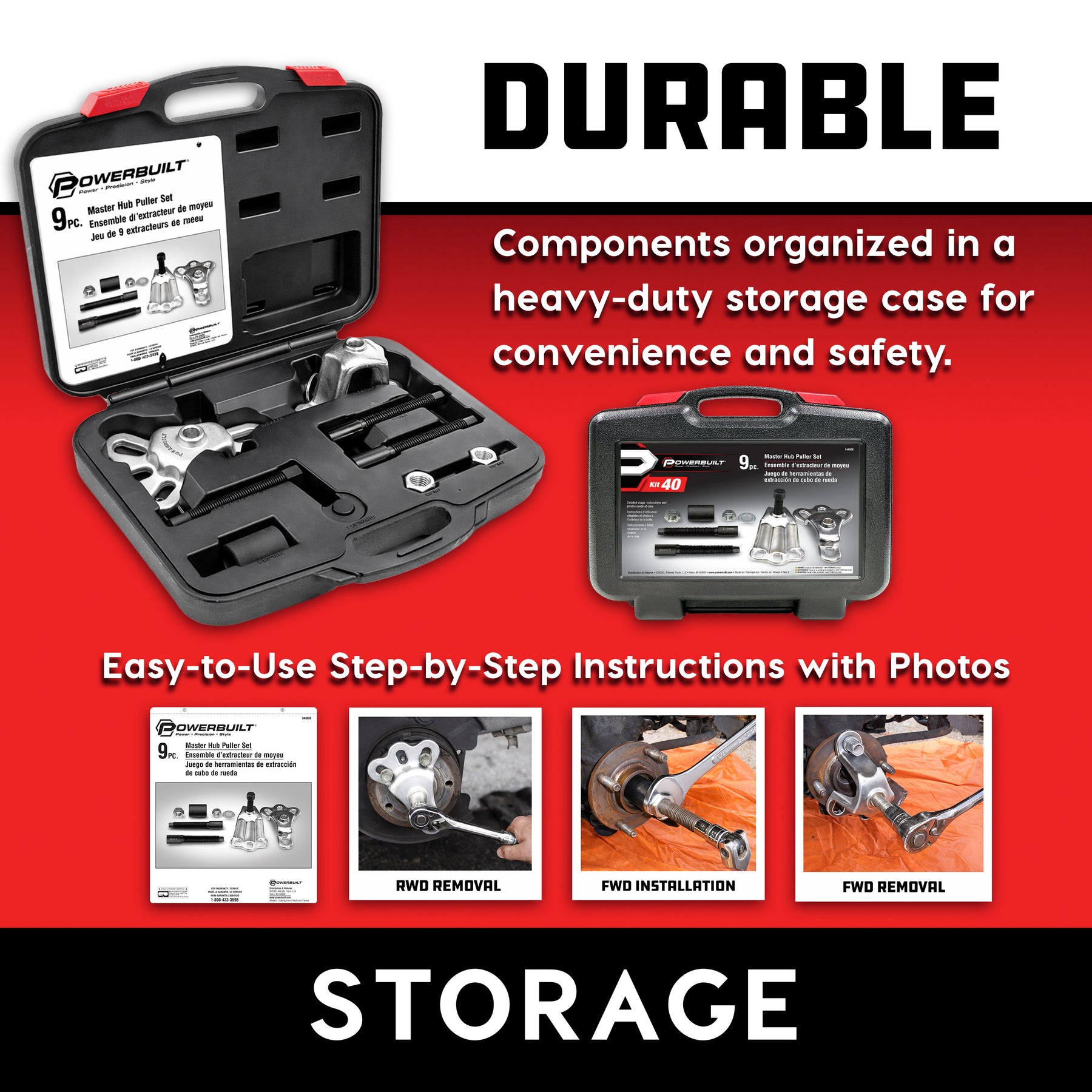 Master Hub Puller Kit