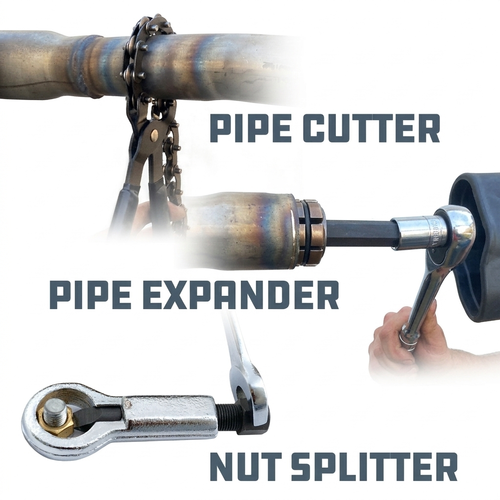 4 Piece Exhaust Pipe Cutting Kit