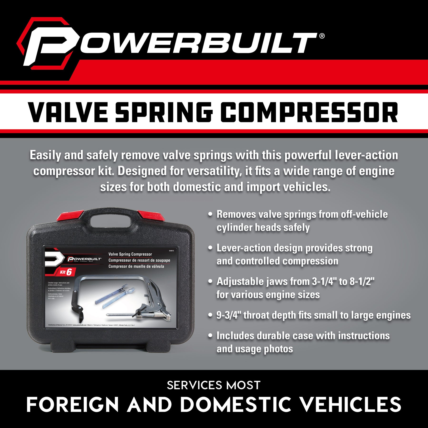 Valve Spring Compressor Kit
