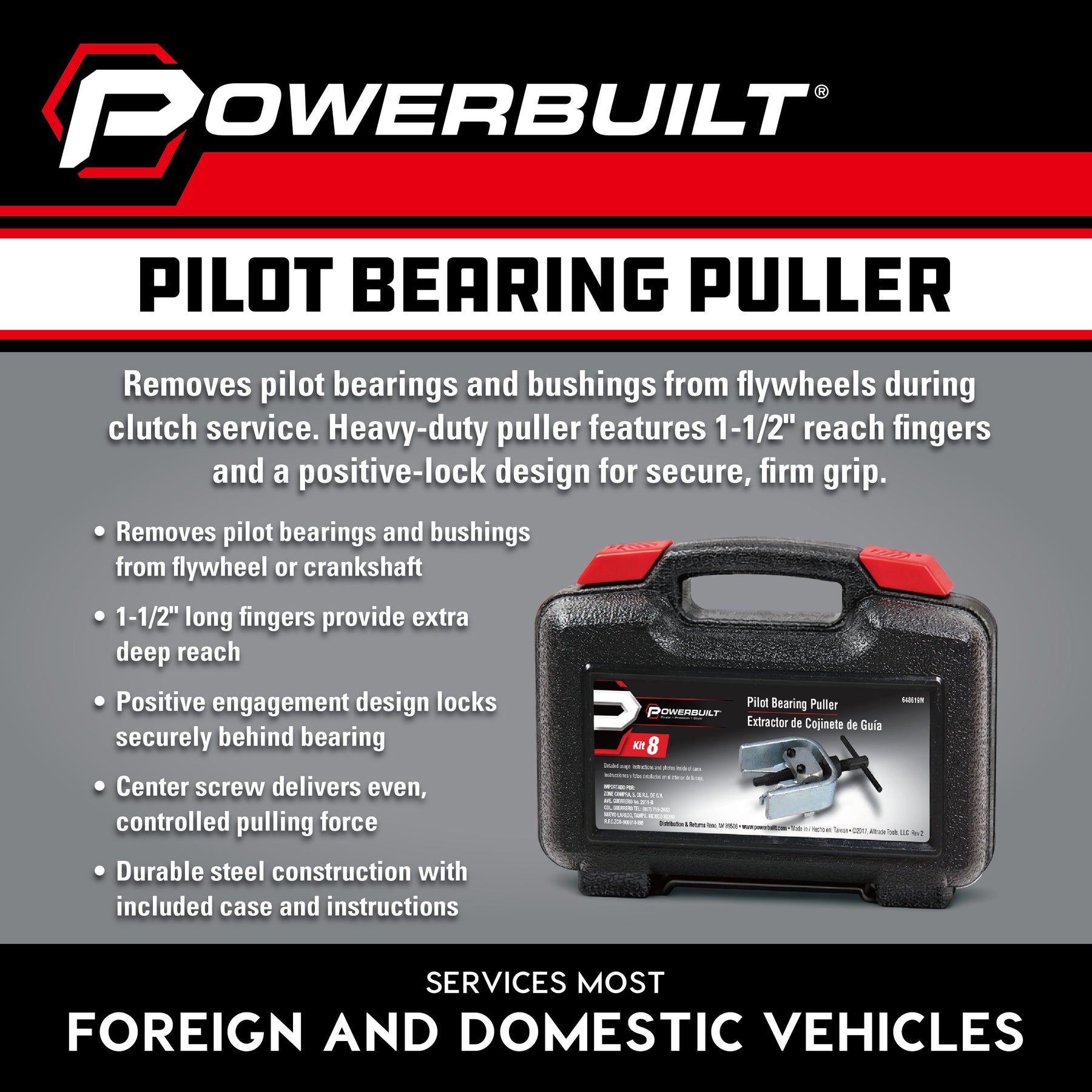 Pilot Bearing Puller Kit