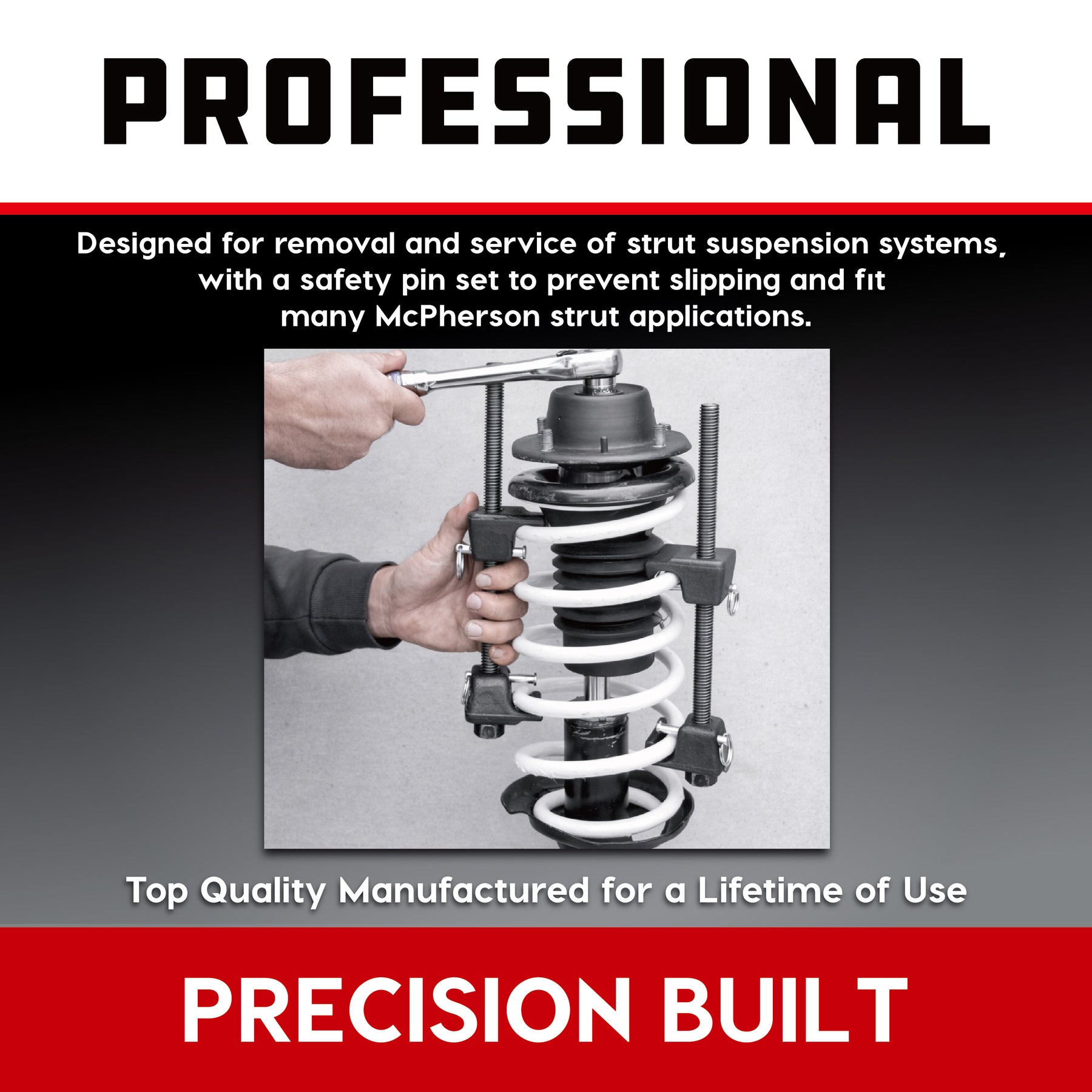 2 Piece Strut Spring Compressor Kit