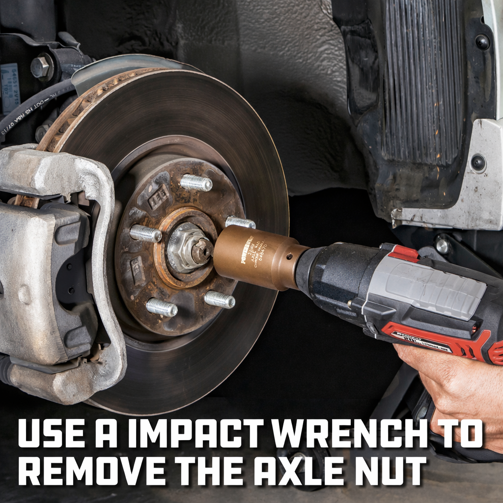 4 Piece Axle Nut Socket Set