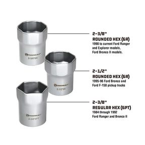 Wheel Bearing Locknut Remover Kit