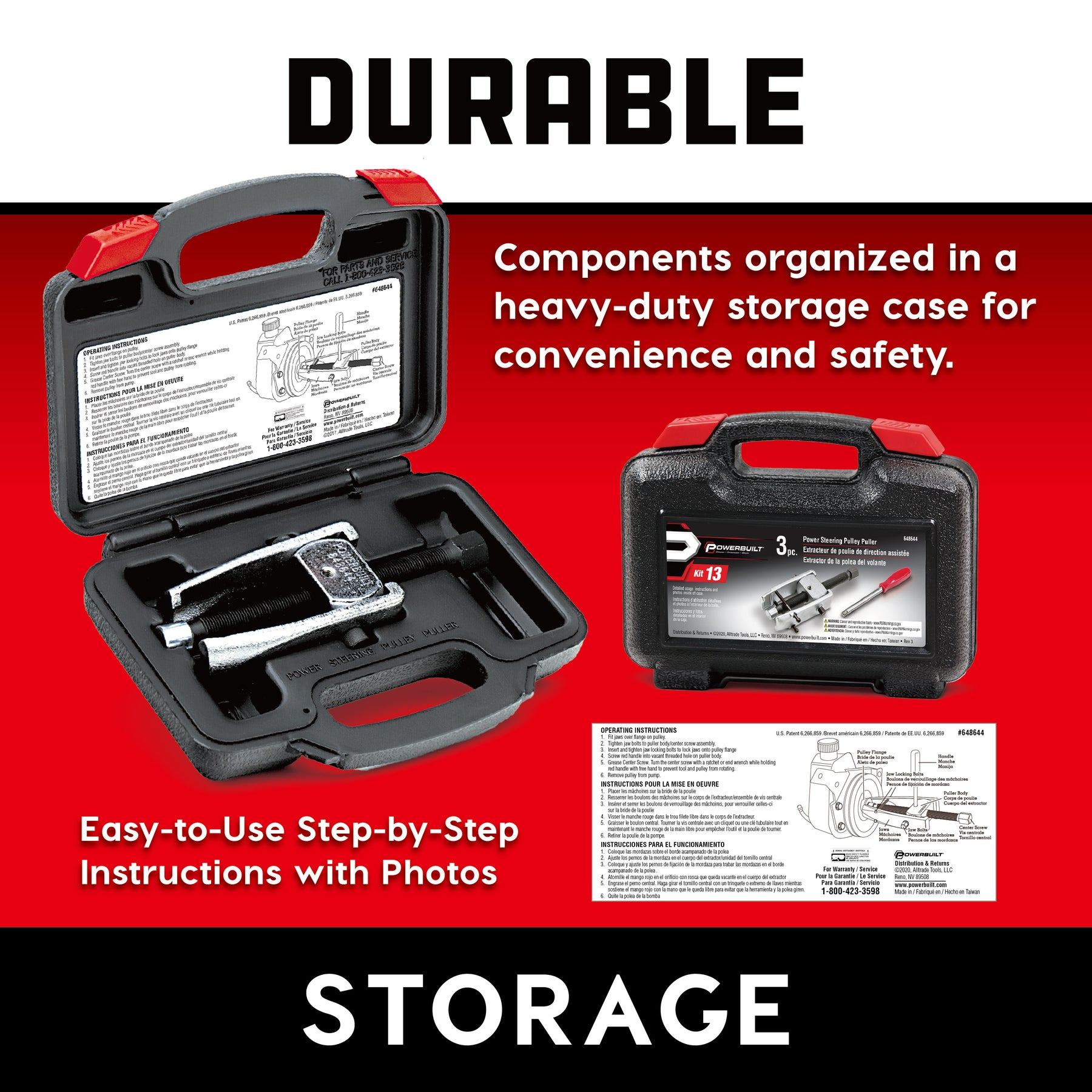 Power Steering Pulley Puller Kit