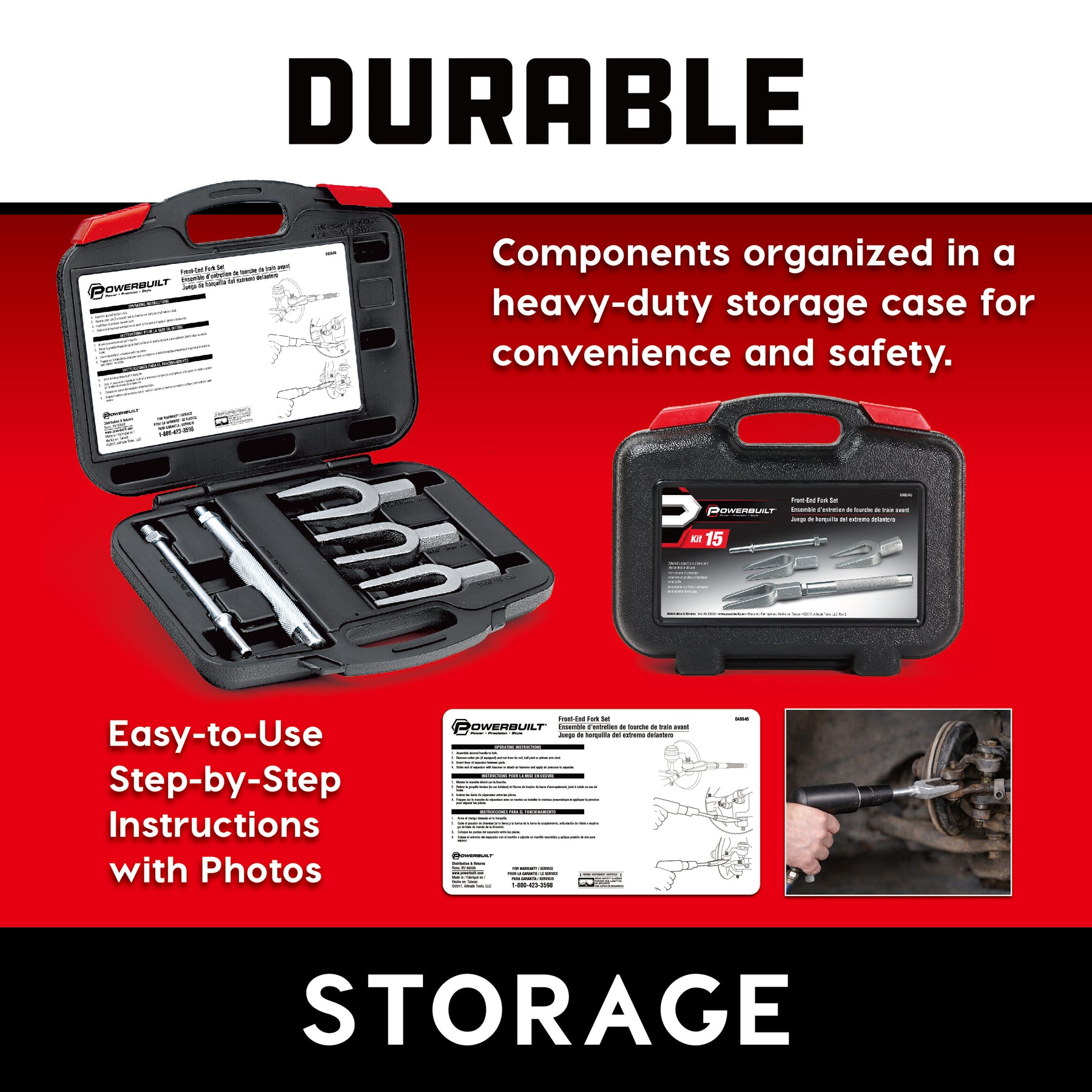 5 Piece Pickle Fork Kit