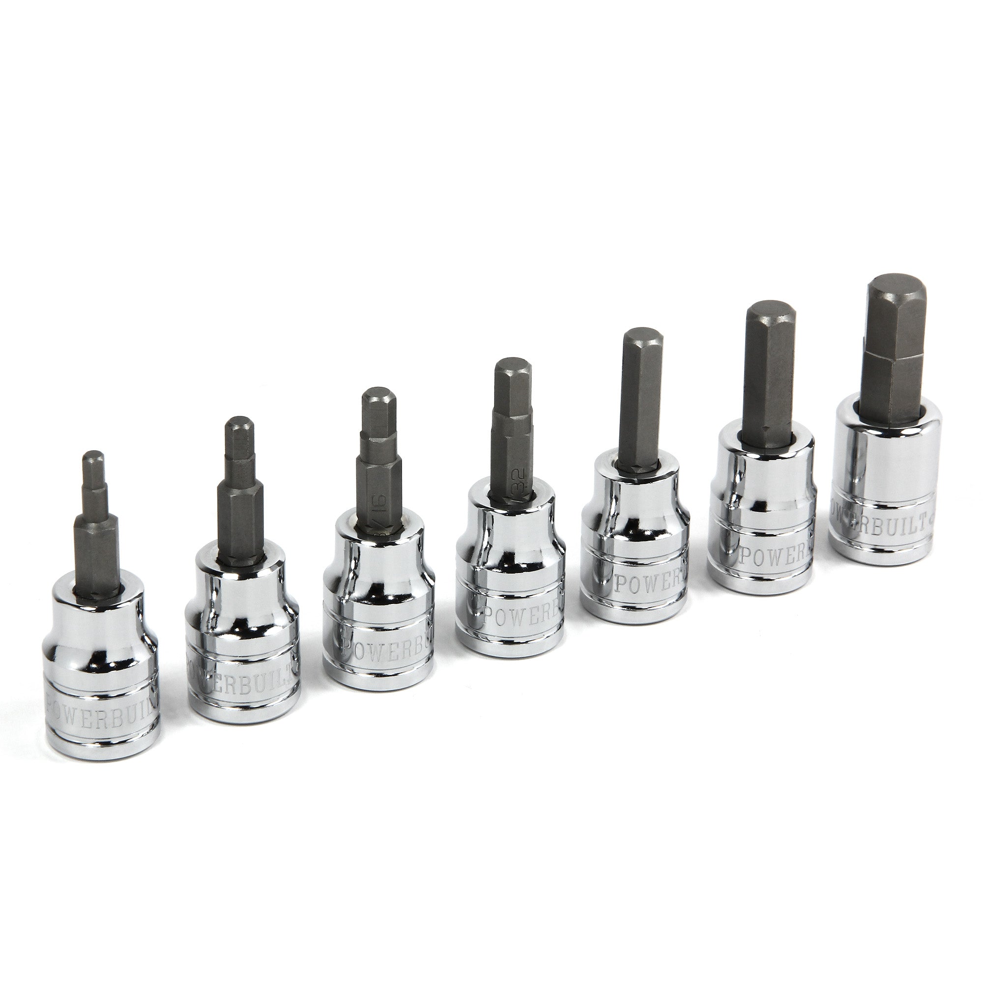 Powerbuilt 640554 Bitsockel 3/8" Zoll Antrieb, 5/16" Zoll Sechskant – Robustes Werkzeug Für Heimwerker Und Profis